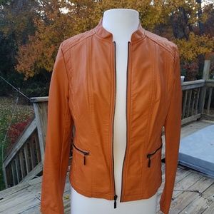 Alfani Vegan Leather Jacket